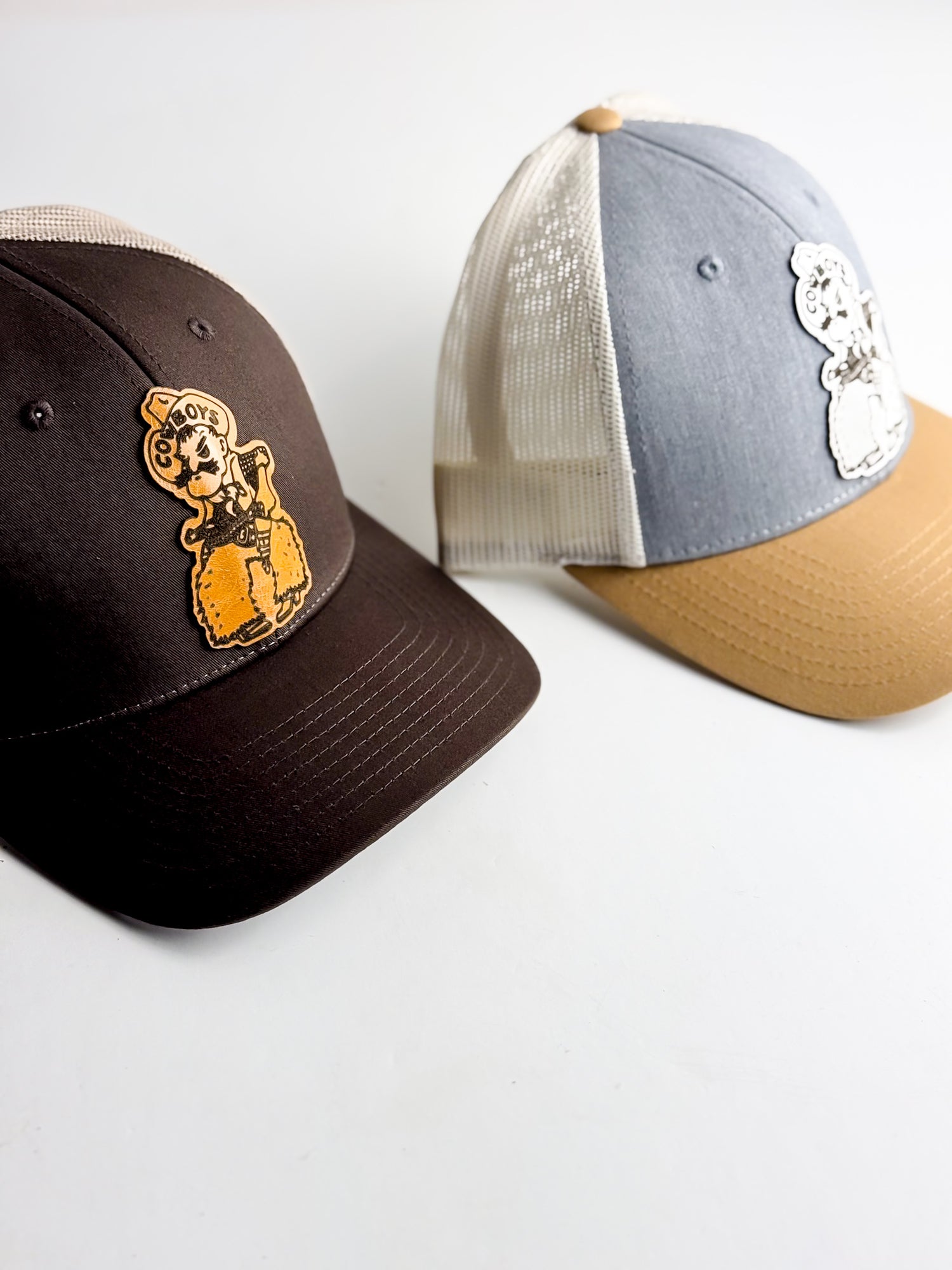 Made To Order | Steamboat Collection | Pistol Pete Trucker Hat | Brown + Butter