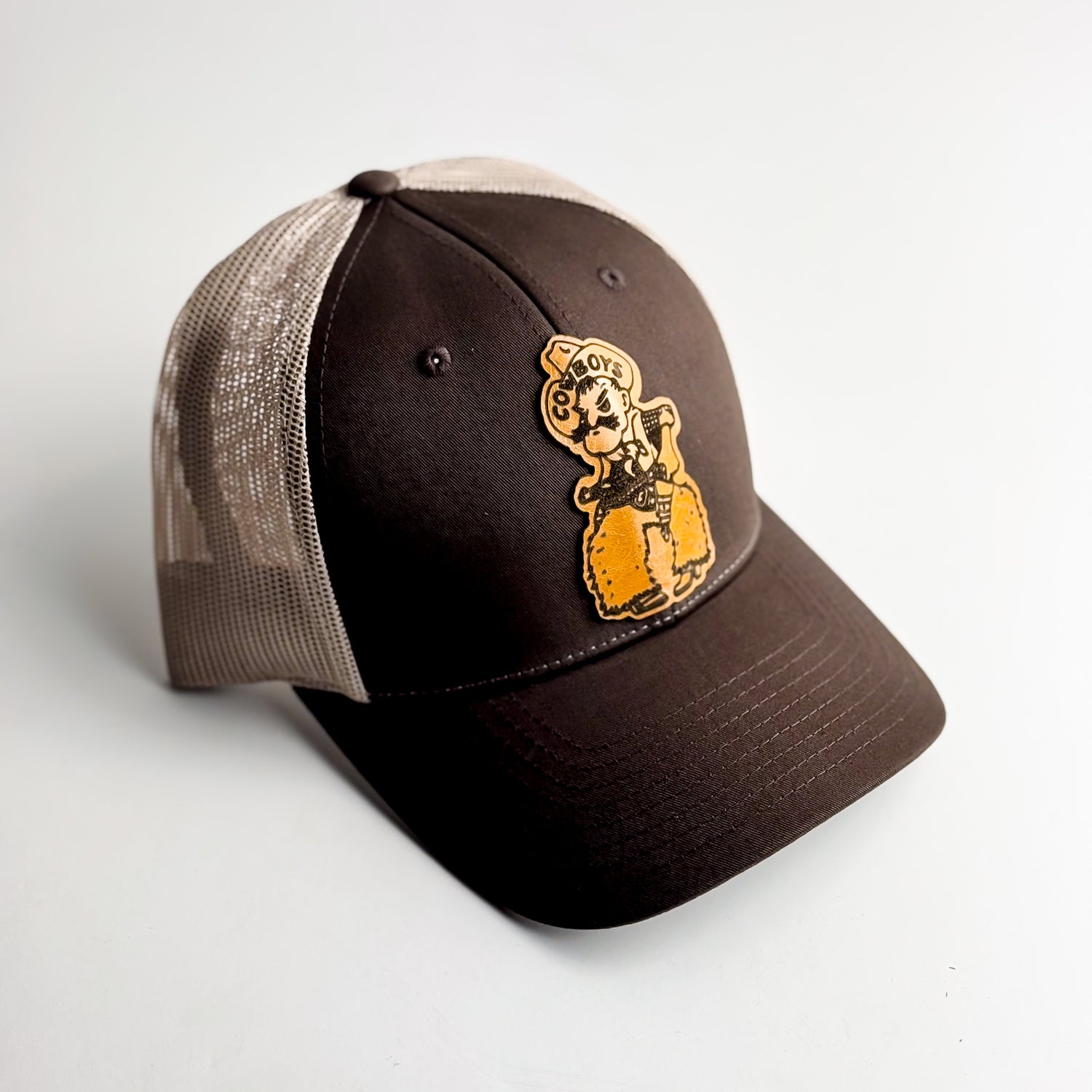 Made To Order | Steamboat Collection | Pistol Pete Trucker Hat | Brown + Butter