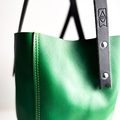 Made To Order | Bison Collection | Market Tote | Kelly Green