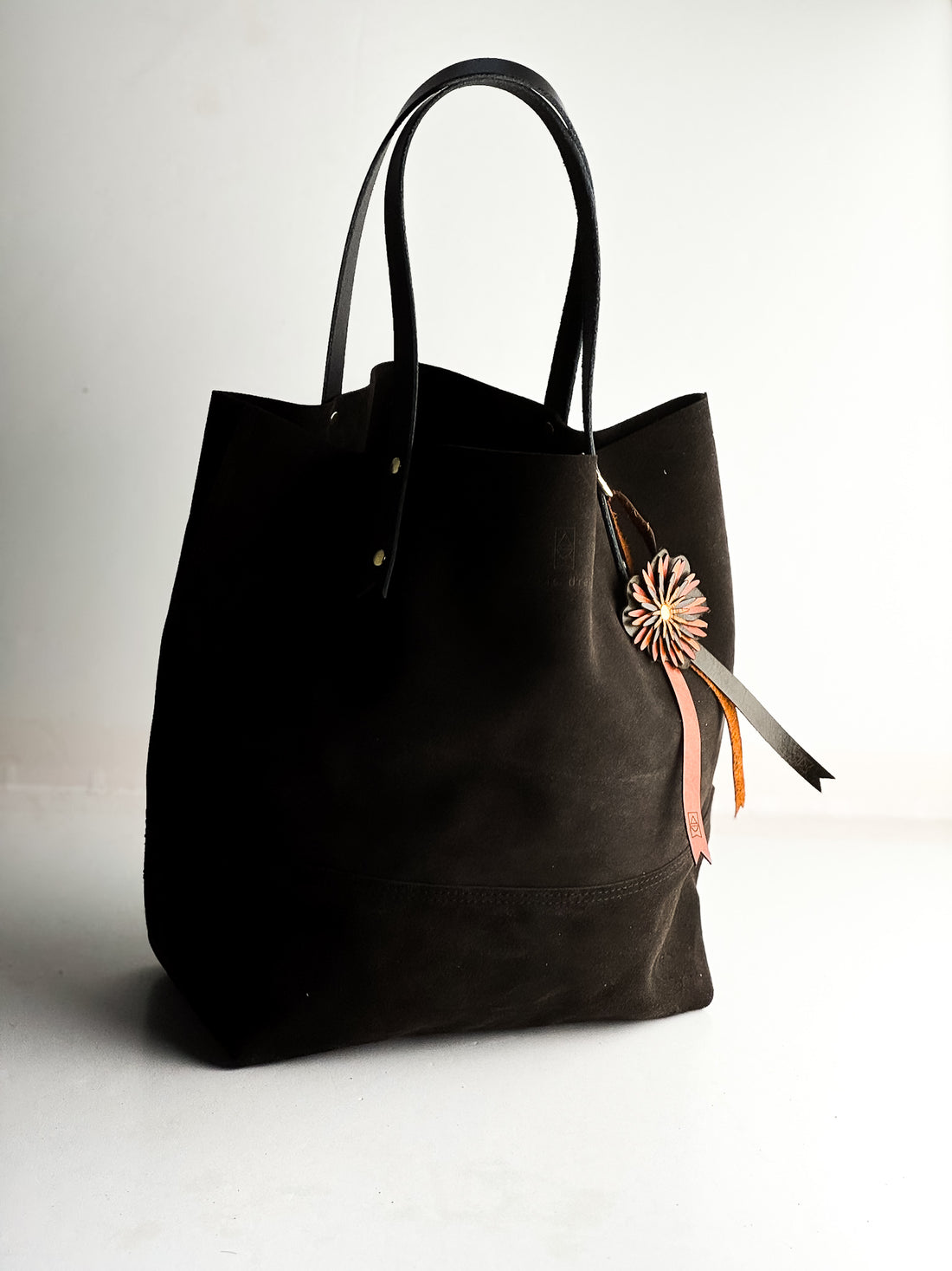 Tote Tuesday Collection | Market Tote | Brown Suede