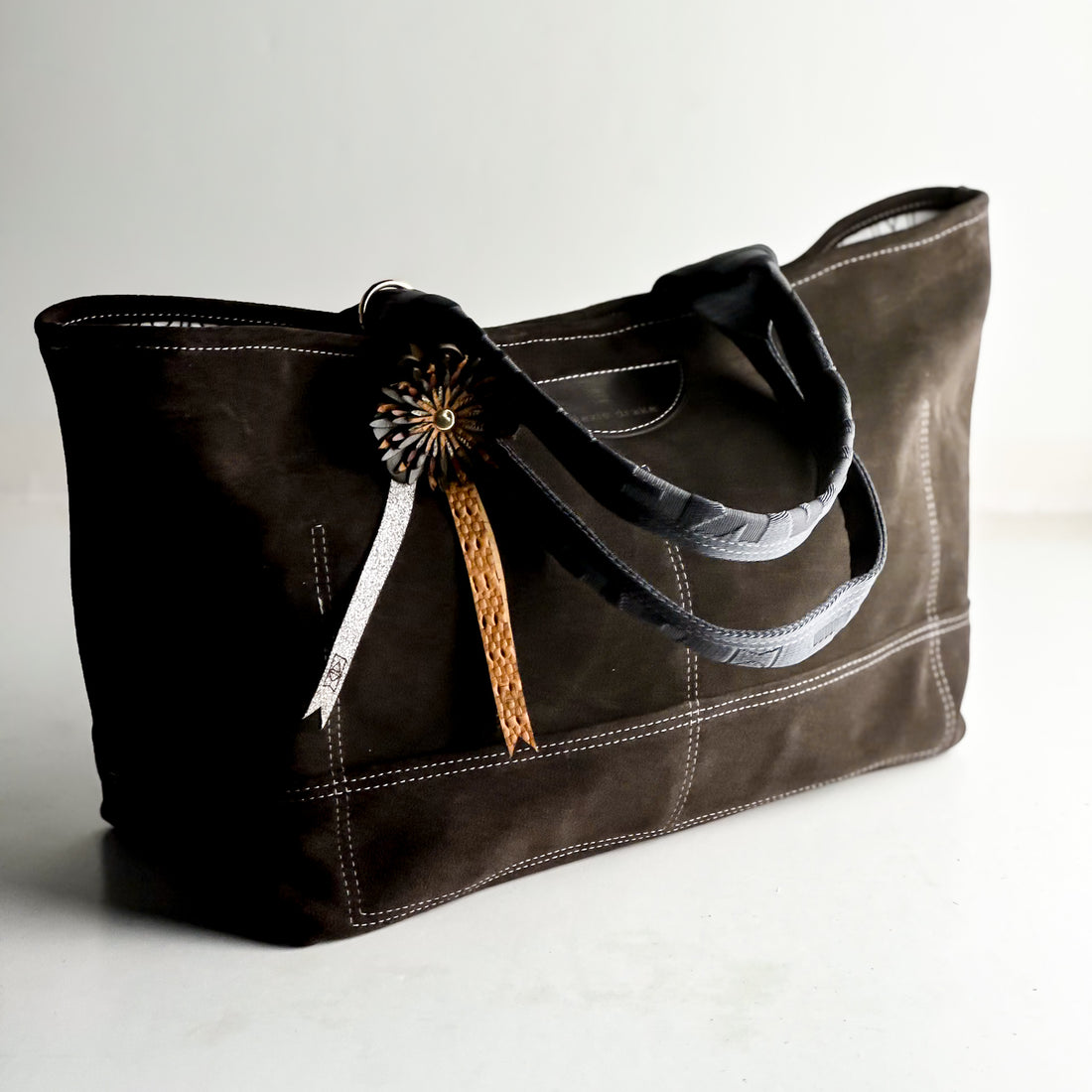 Tote Tuesday Collection | Getaway Tote | Brown Suede