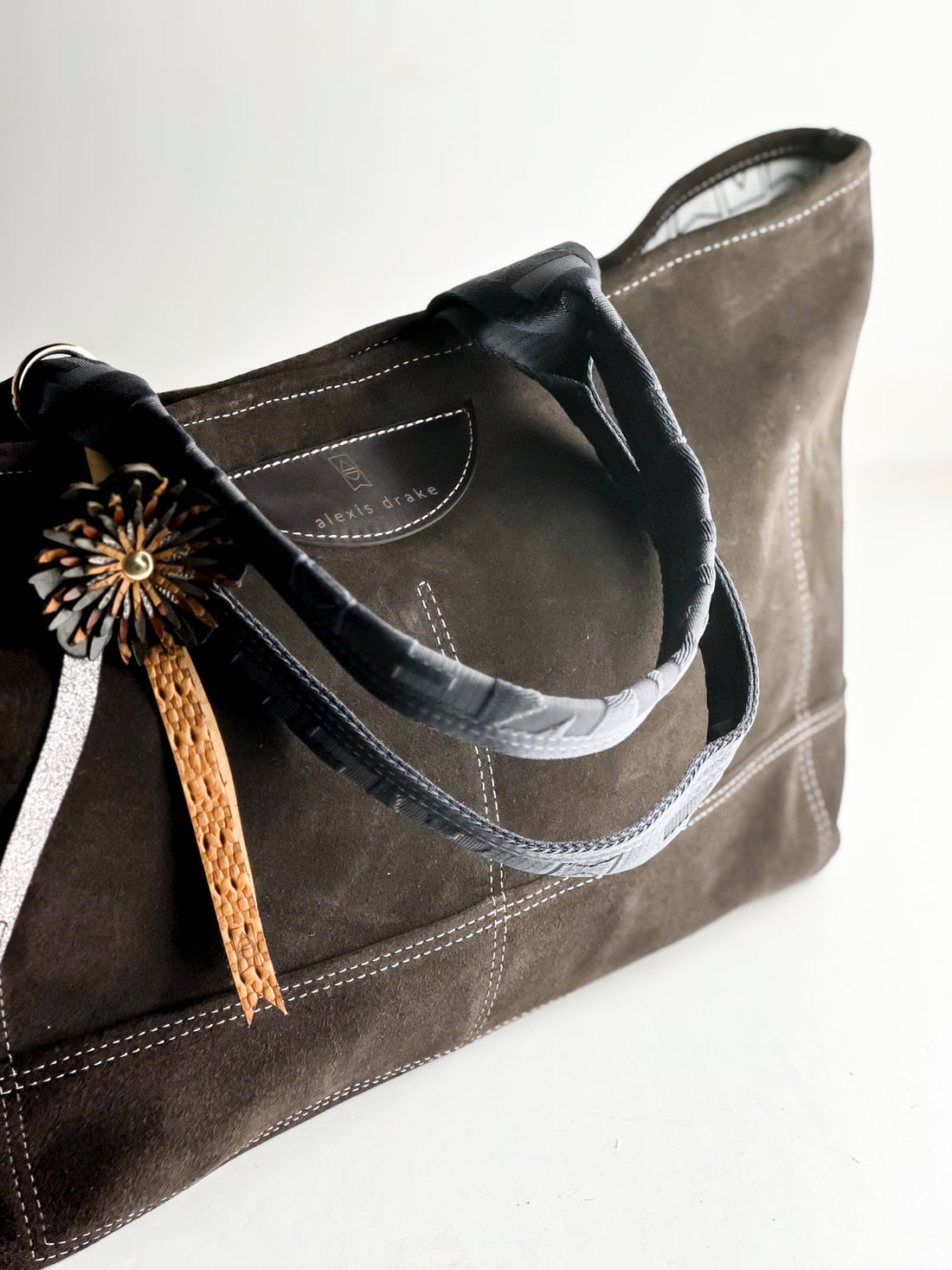 Tote Tuesday Collection | Getaway Tote | Brown Suede