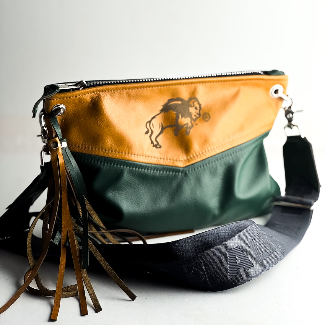 North Dakota State University | Jackie Crossbody | Butter + Dark Green