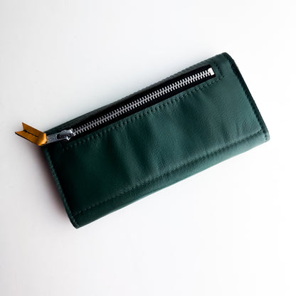 North Dakota State University | Genevieve Wallet | Dark Green + Butter