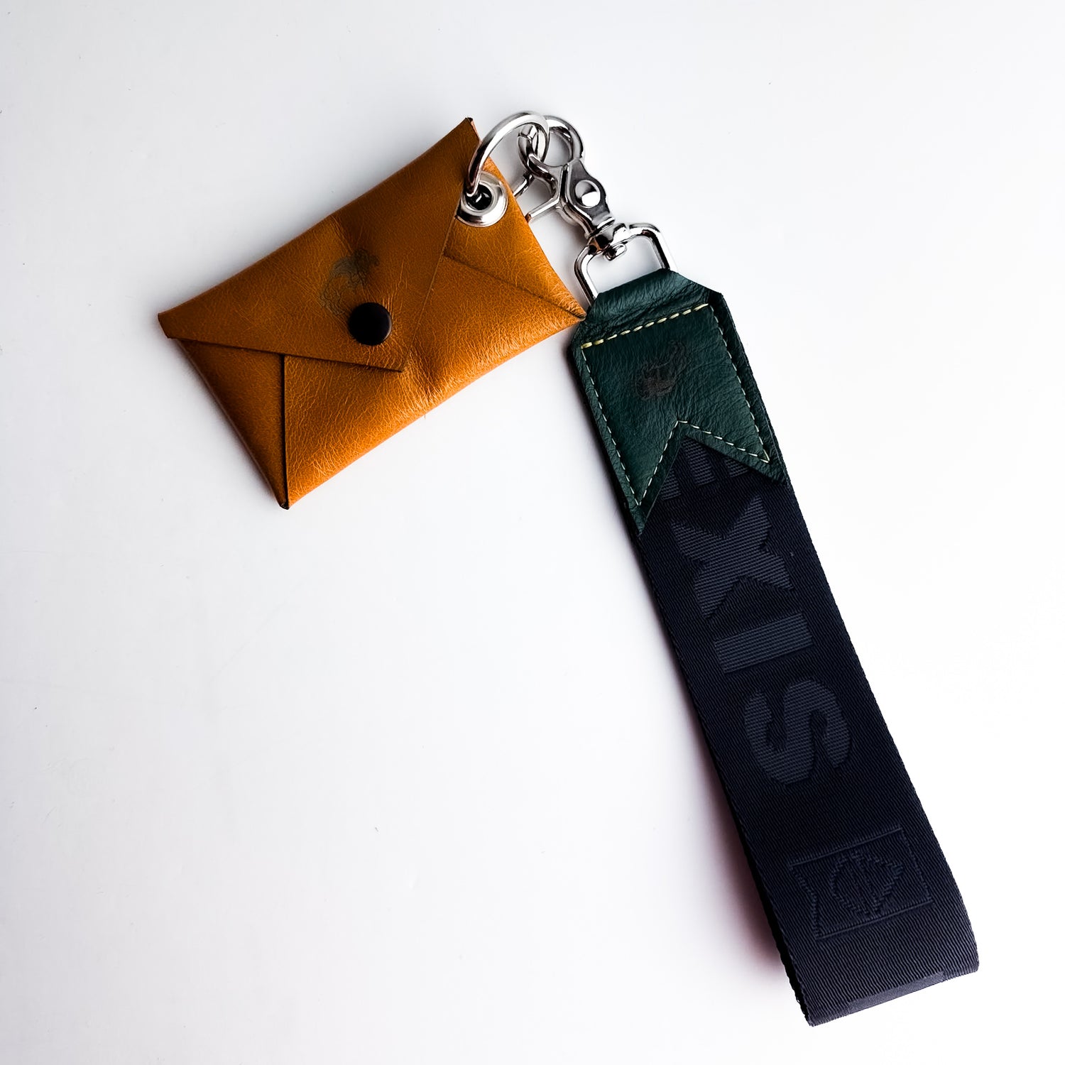 North Dakota State University | Keychain | Leather Wallet Wristlet Pouch | Butter