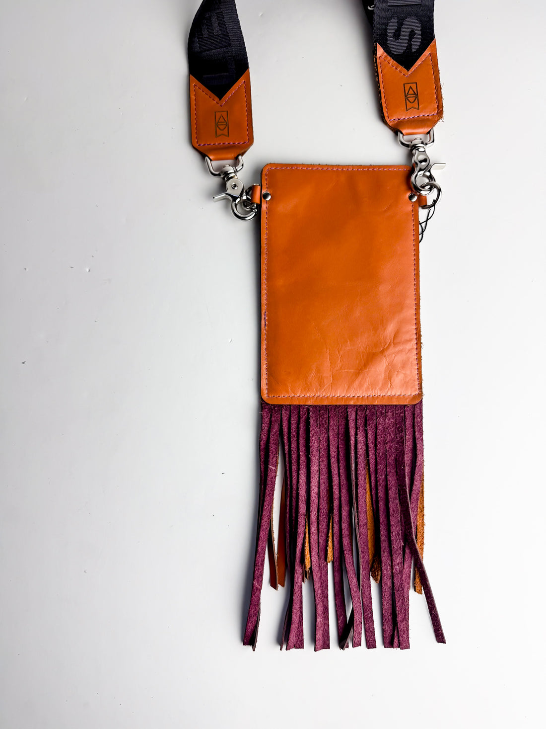 Practically Perfect Collection | Cellphone Crossbody | Apricot + Plum