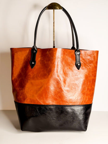 Everyday Collection | Market Tote | Whiskey + Black