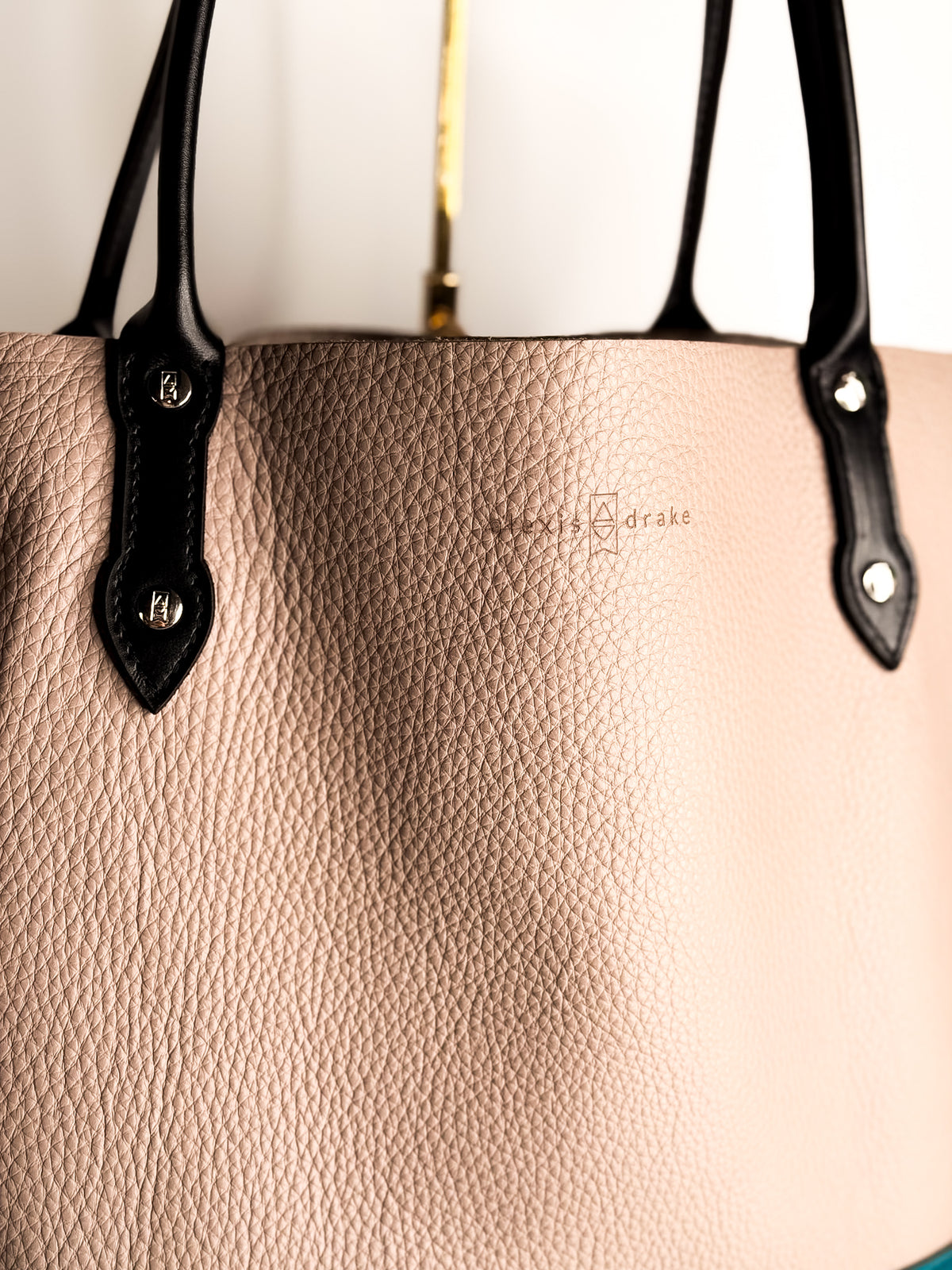 Everyday Collection | Market Tote | Stone Gray + Turquoise