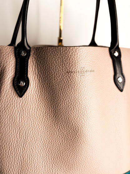 Everyday Collection | Market Tote | Stone Gray + Turquoise