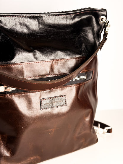 Everyday Collection | Backpack Shoulder Tote | Black + Rocky