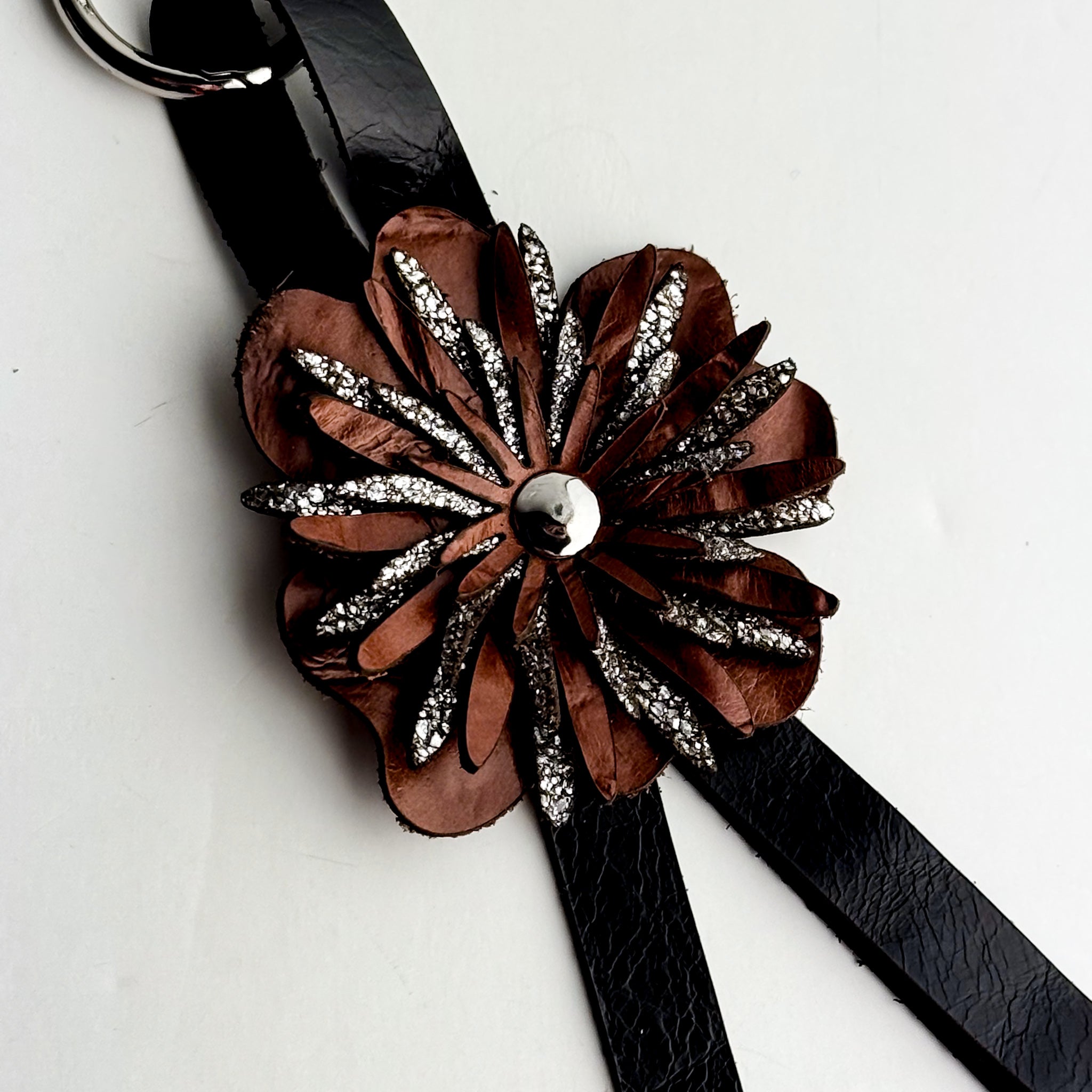 Keychain | Flower Floof Bag Charm | Various Oranges