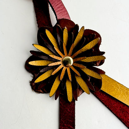 Keychain | Flower Floof Bag Charm | Various Reds