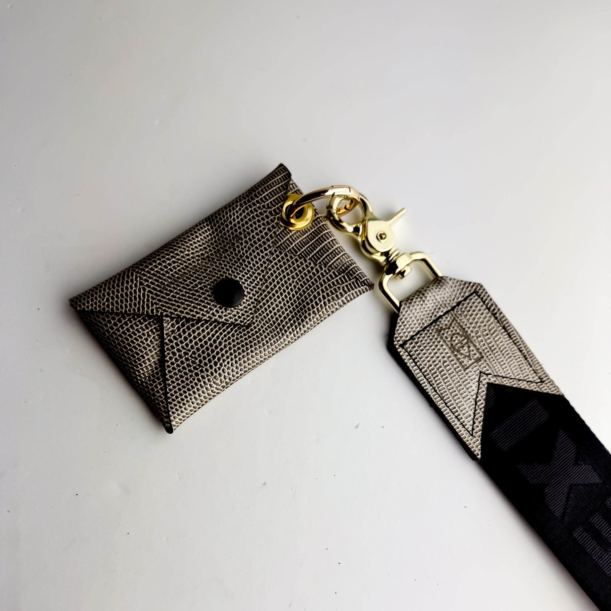 Keychain | Leather Wallet Pouch Wristlet | Various