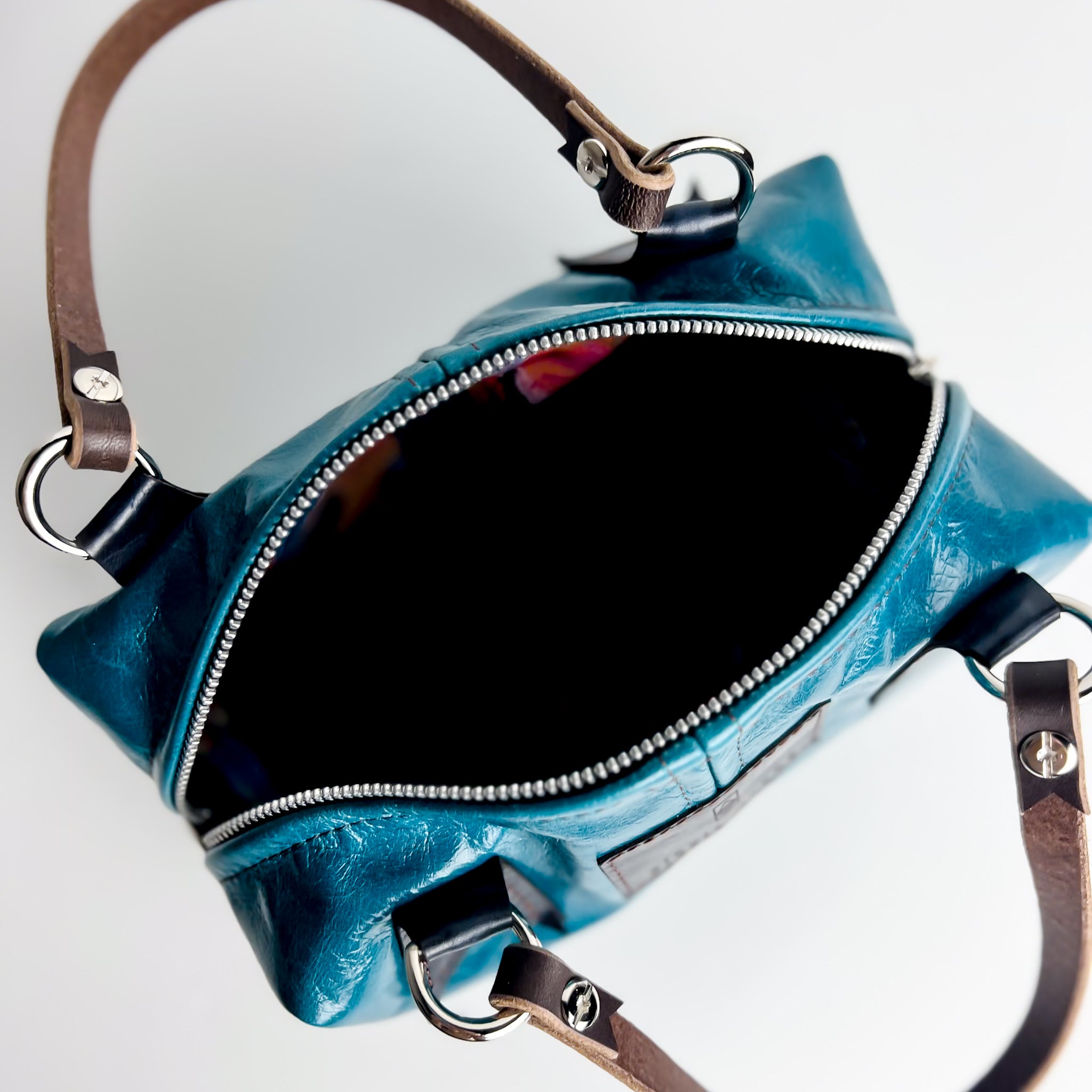 Everyday Collection | Dolly Satchel | Turquoise Interior