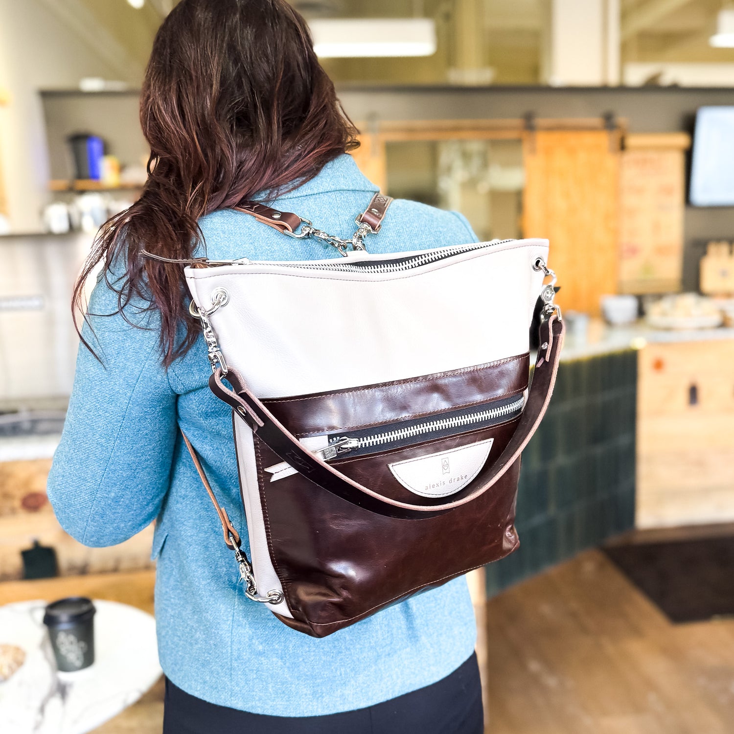 Everyday Collection | Backpack Shoulder Tote | Rocky + Stone Gray