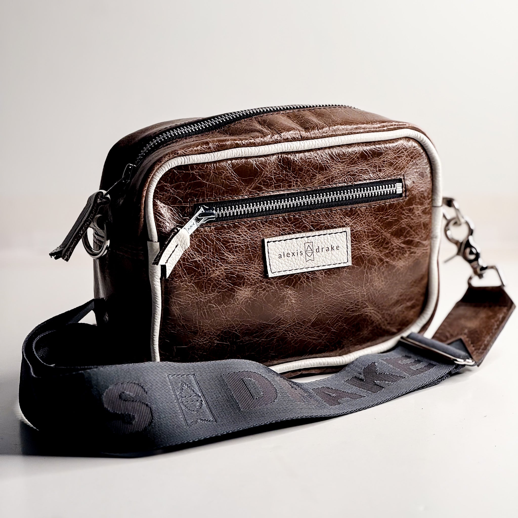 Blank Canvas Collection | Maeve Crossbody | Clay + Gallery White