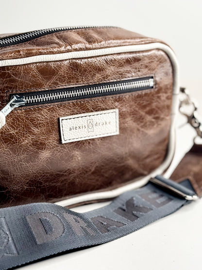 Blank Canvas Collection | Maeve Crossbody | Clay + Gallery White