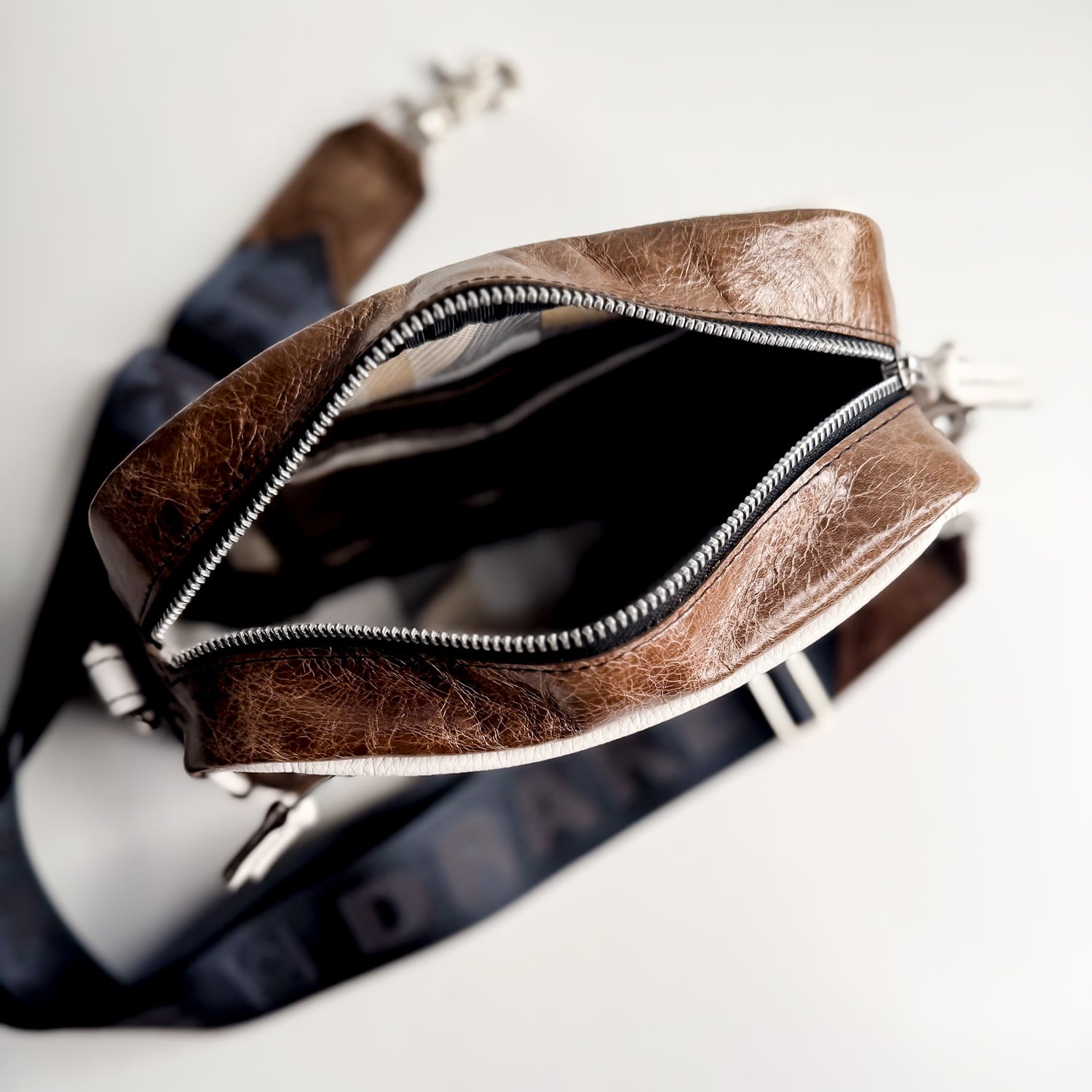 Blank Canvas Collection | Maeve Crossbody | Clay + Gallery White