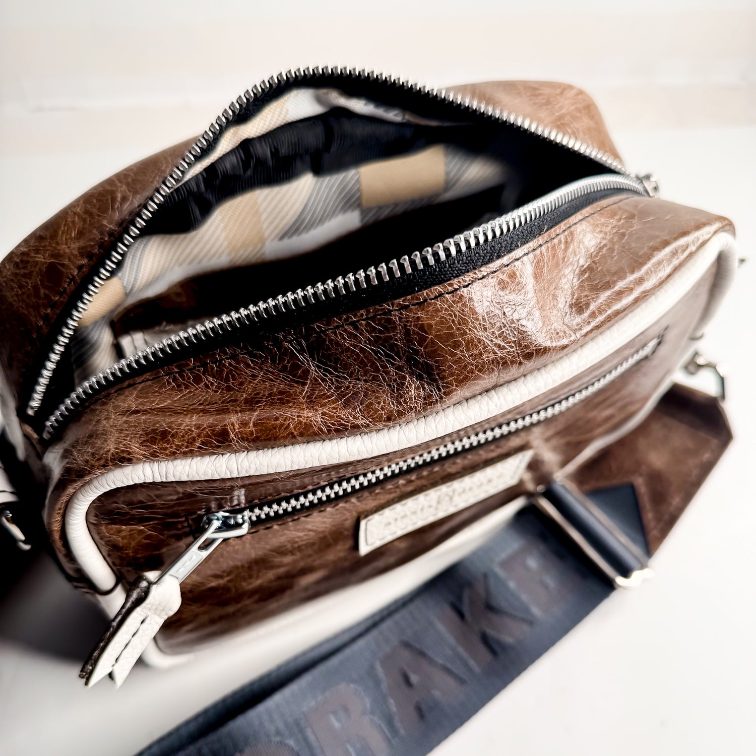 Blank Canvas Collection | Maeve Crossbody | Clay + Gallery White