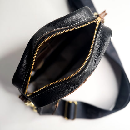 Blank Canvas Collection | Maeve Crossbody | Pebble Ink + Clay