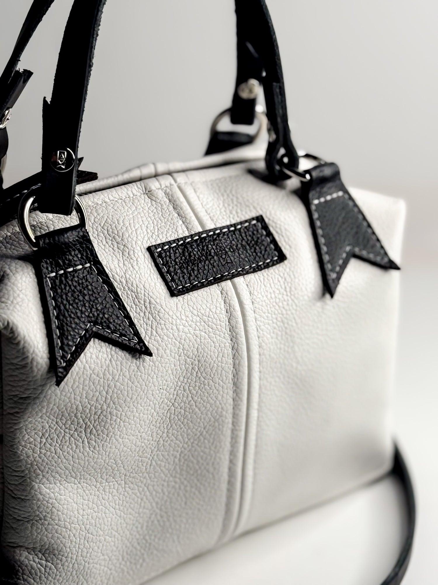 Blank Canvas Collection | Dolly Satchel + Crossbody | Gallery White