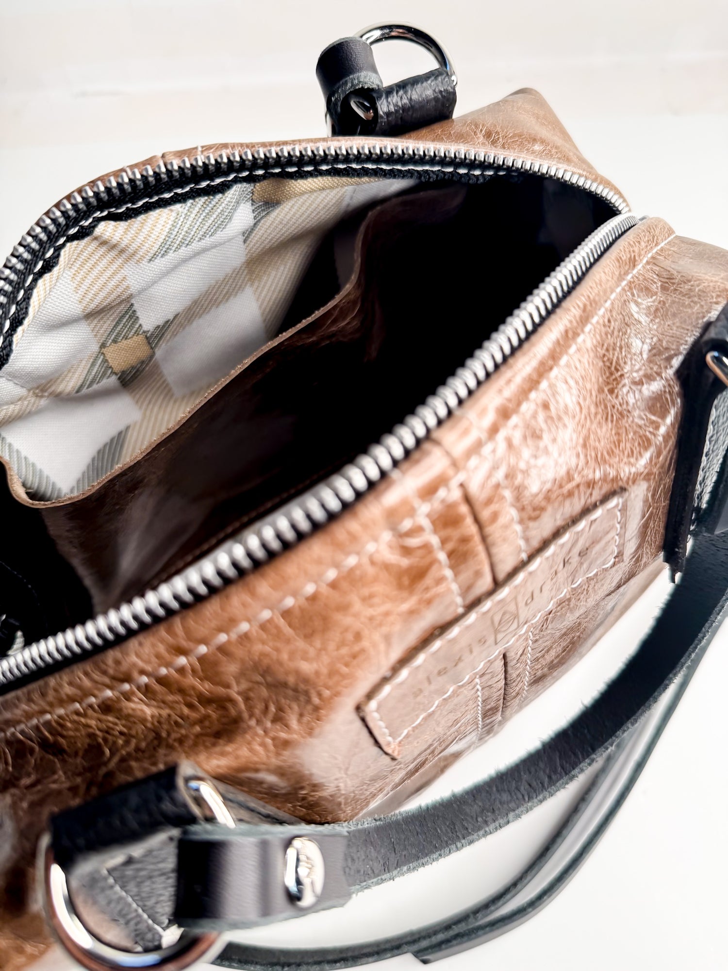 Blank Canvas Collection | Dolly Satchel + Crossbody | Clay