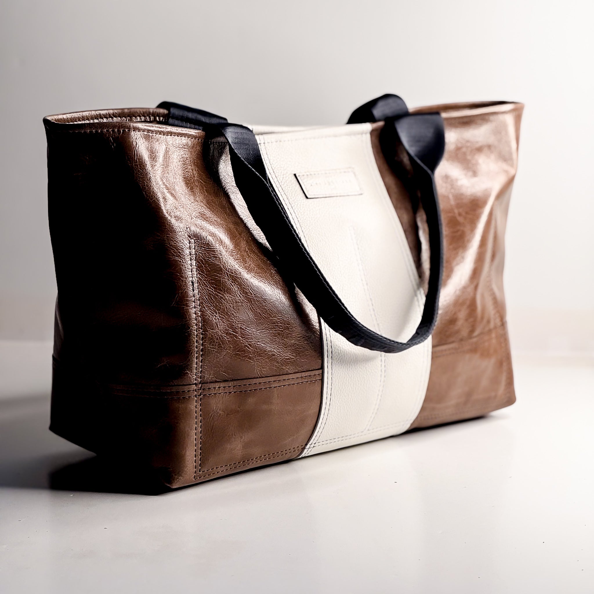 Blank Canvas Collection | Getaway Tote | Clay + Gallery White