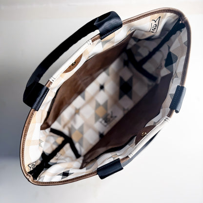 Blank Canvas Collection | Getaway Tote | Clay + Gallery White