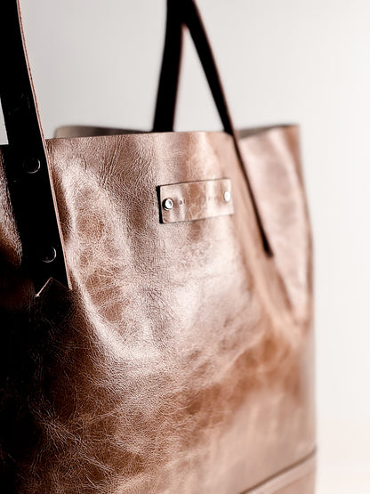 Blank Canvas Collection | Market Tote | Clay