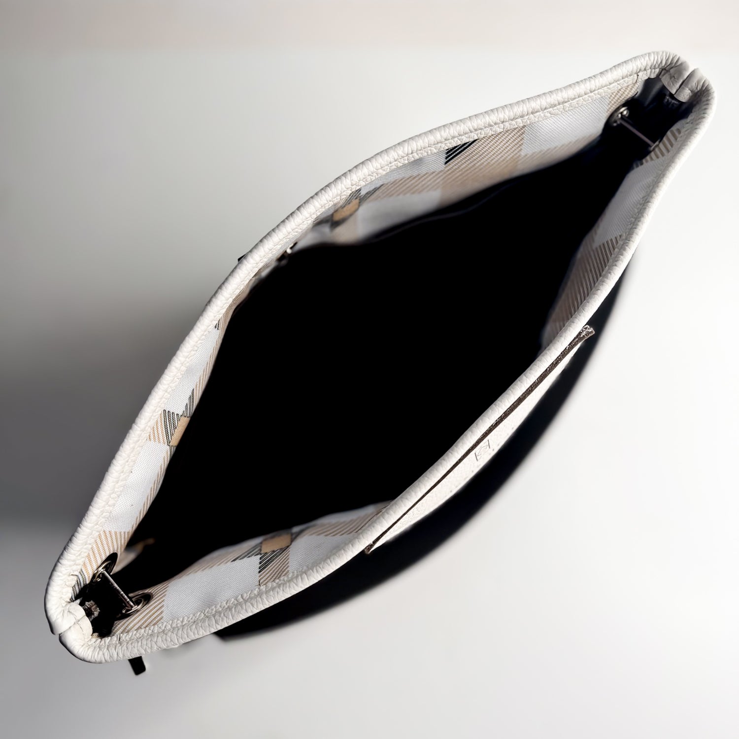 Blank Canvas Collection | Tivoli Shoulder Tote | Gallery White + Pebble Ink