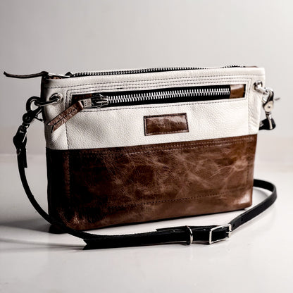 Blank Canvas Collection | Sophie Crossbody | Gallery White + Clay