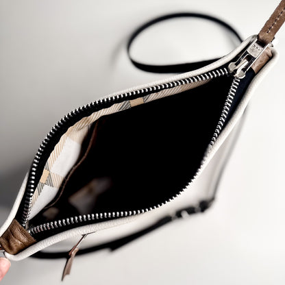 Blank Canvas Collection | Sophie Crossbody | Gallery White + Clay