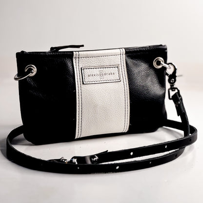 Blank Canvas Collection | Rainbow Belt Bag Clutch + Crossbody | Pebble Ink
