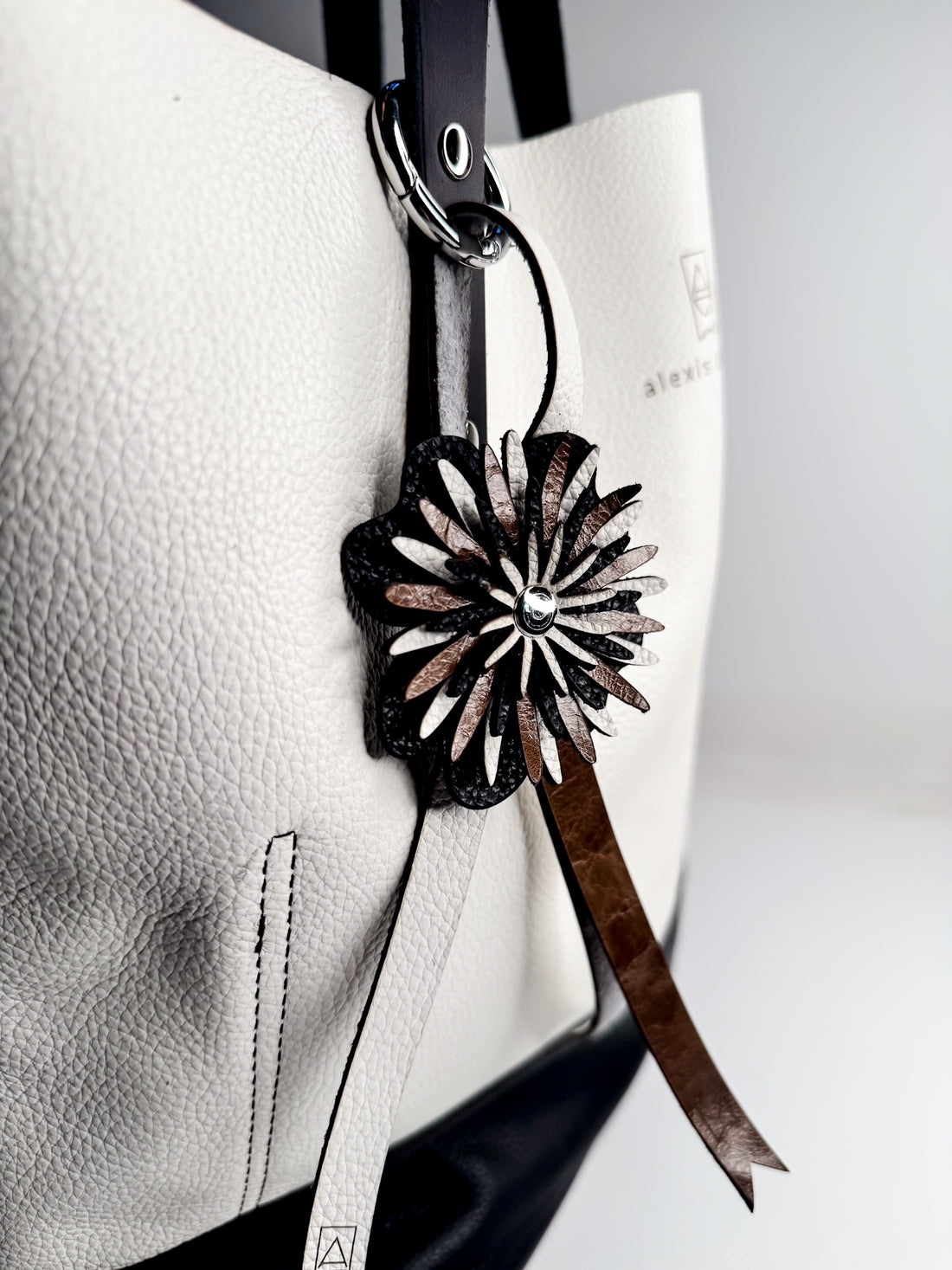 Blank Canvas Collection | Keychain | Flower Floof Bag Charm