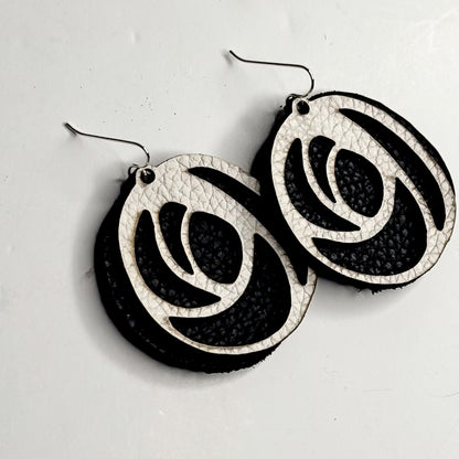 Blank Canvas Collection | Jewelry | Posy Leather Earrings | Various