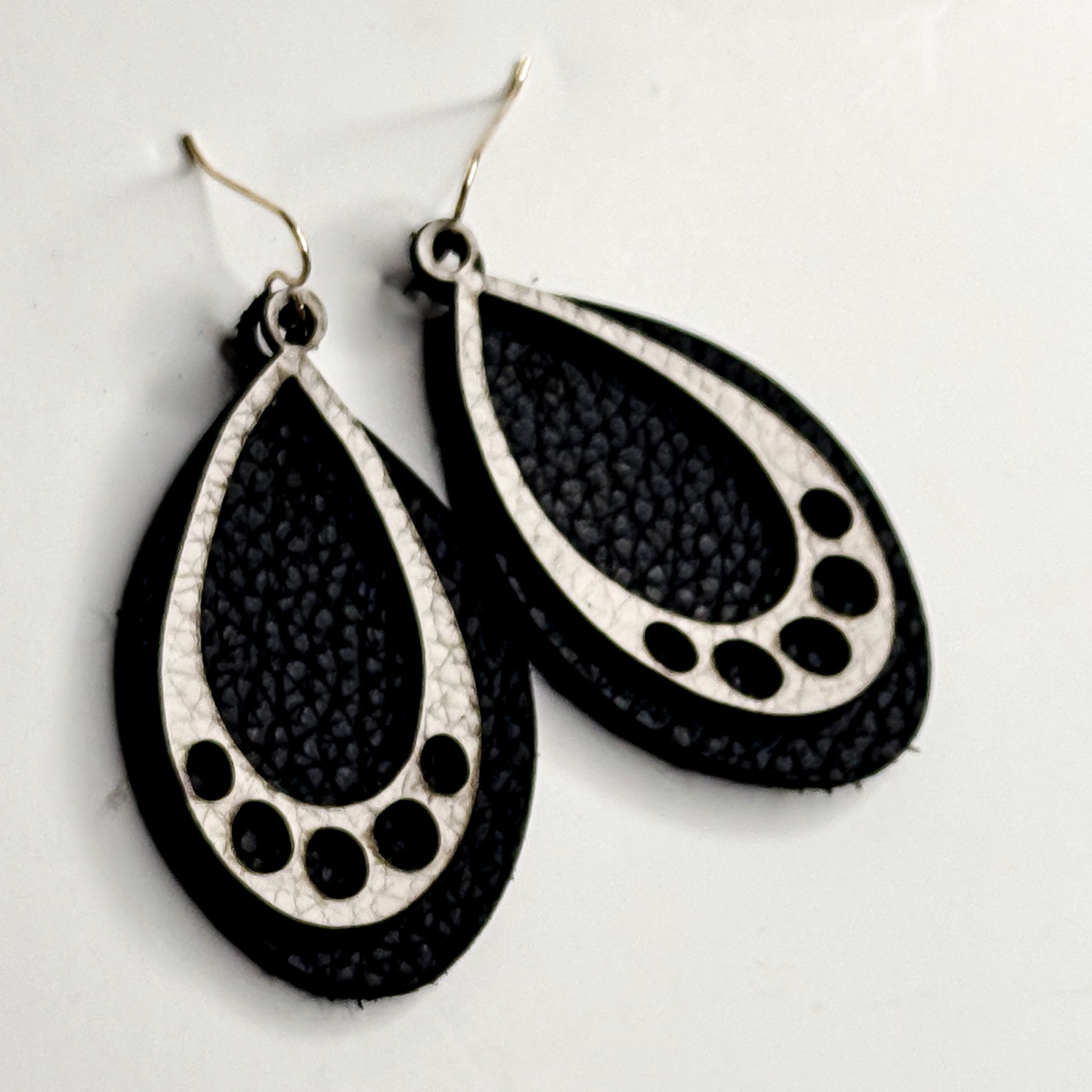 Blank Canvas Collection | Jewelry | Oval Leather Earrings | Various