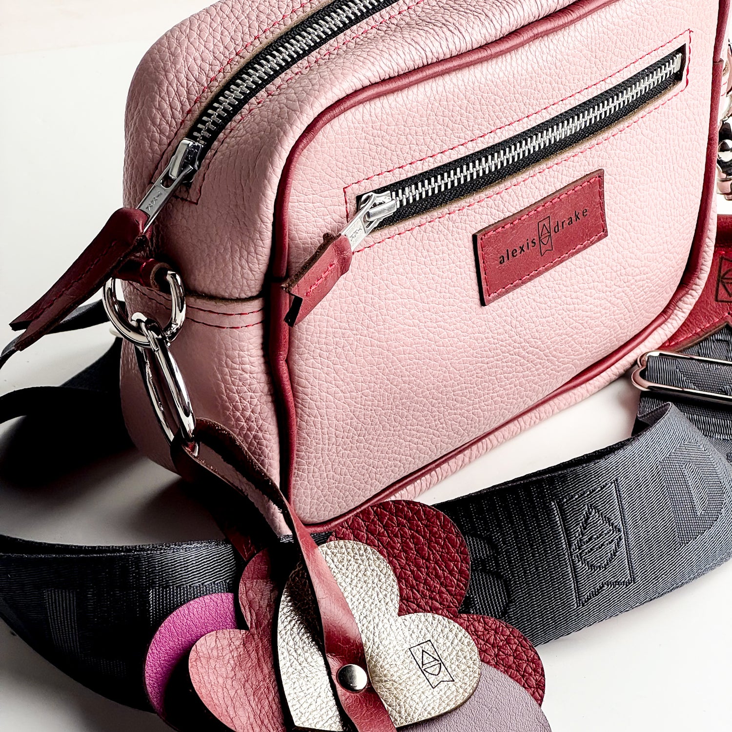 Love Collection | Maeve Crossbody | Blush + Ruby