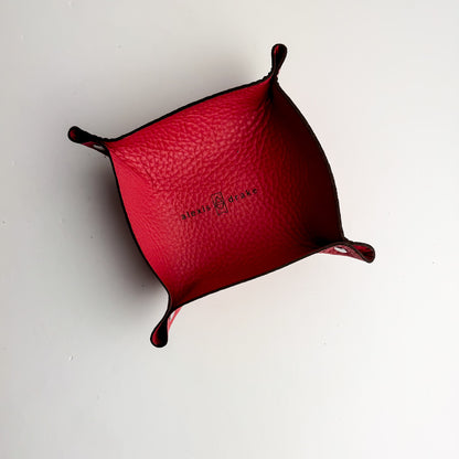 Love Collection | Leather Trays | Coral