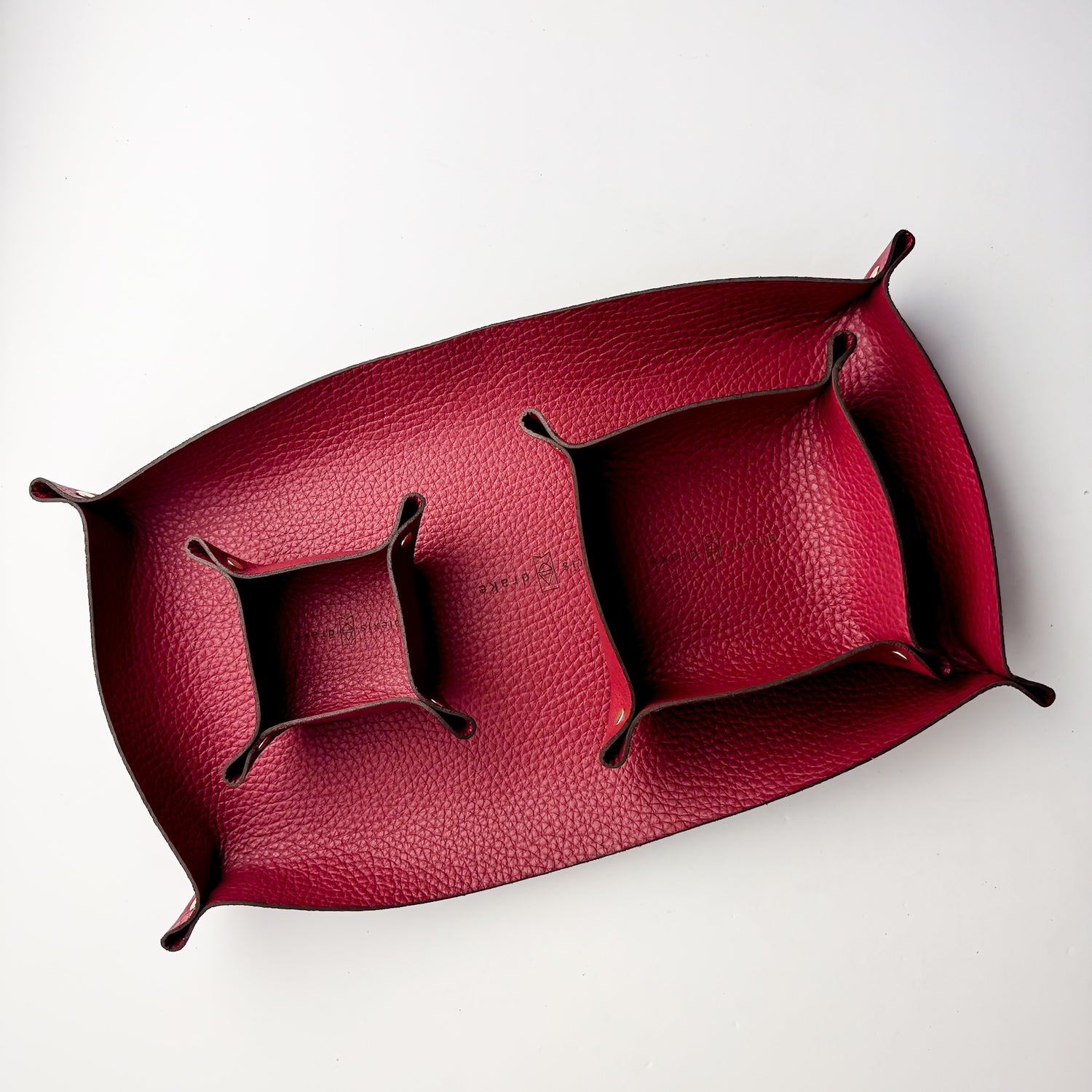 Love Collection | Leather Trays | Cabernet