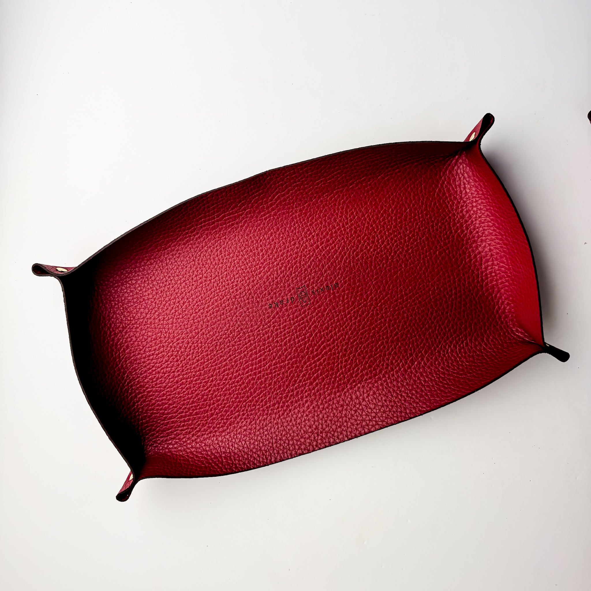 Love Collection | Leather Trays | Cabernet