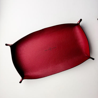 Love Collection | Leather Trays | Cabernet