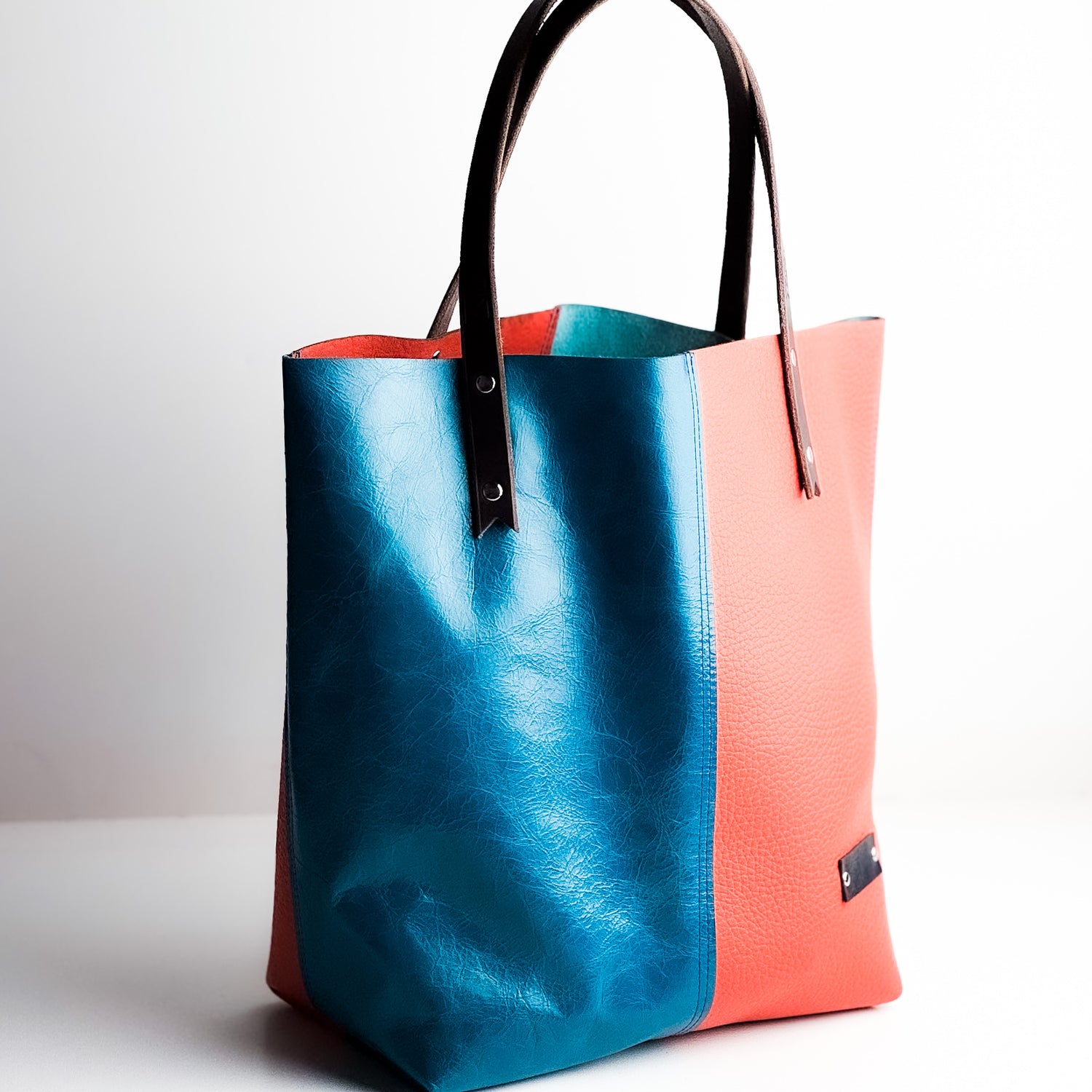 Love Tote Collection | Market Tote | Turquoise + Ember