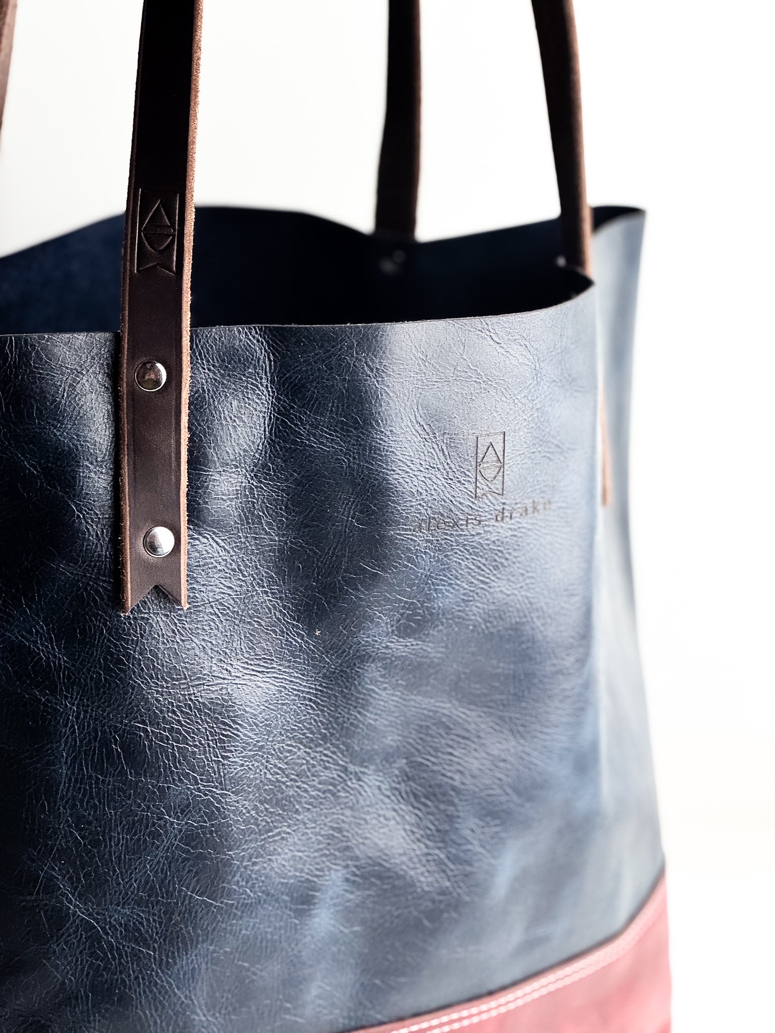 Love Tote Collection | Market Tote | Navy + Wine