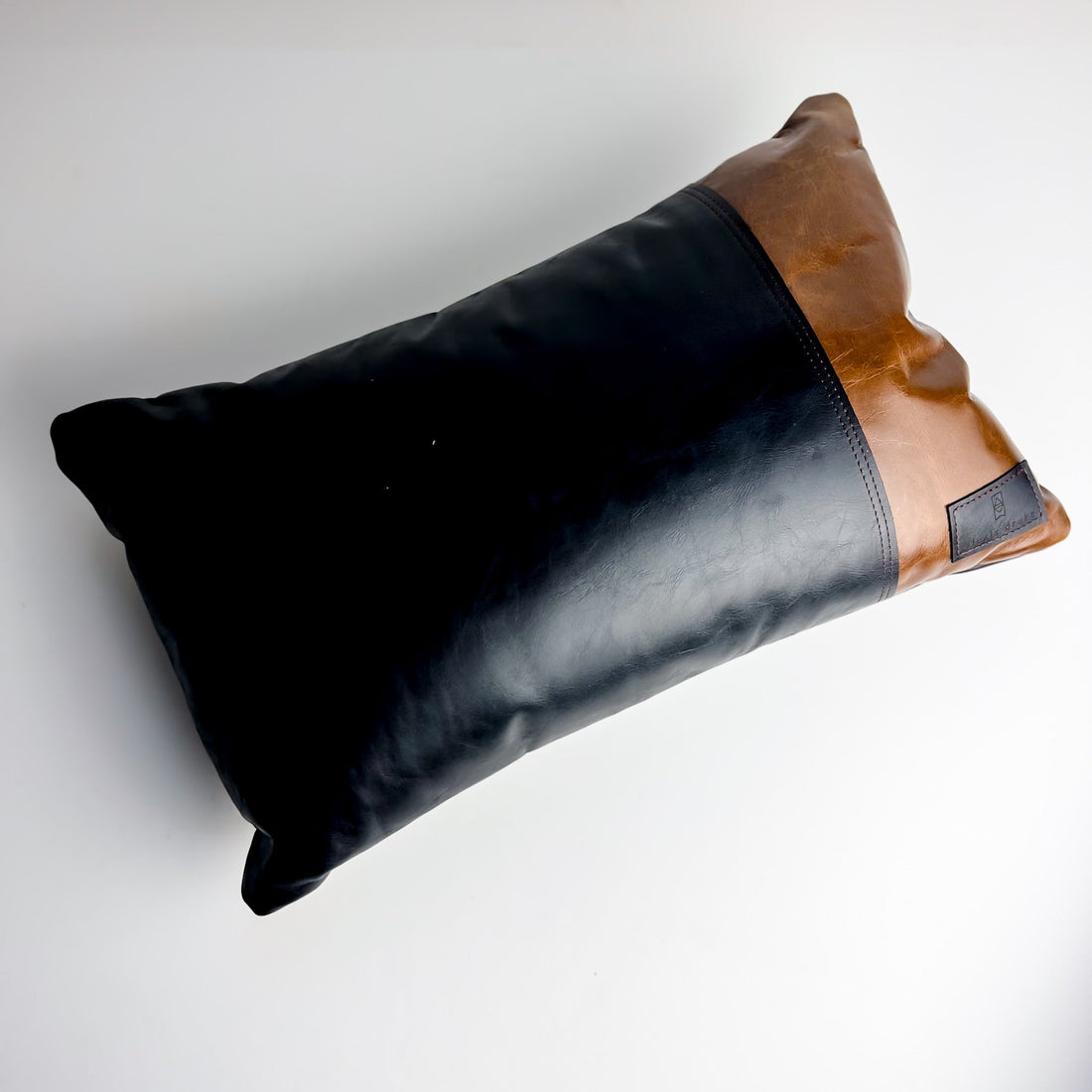 Home Collection | Small Lumbar Pillow | Black + Vintage