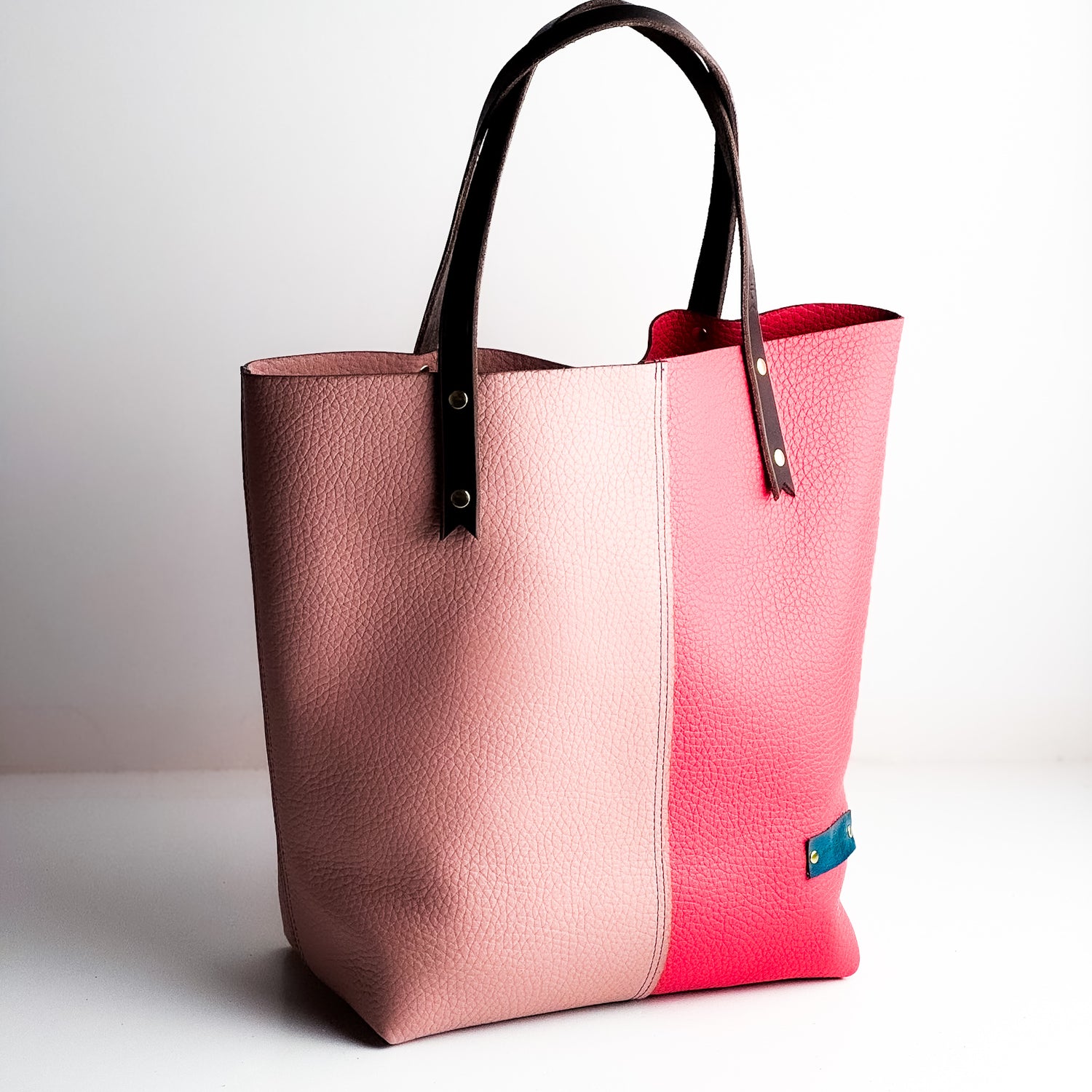 Love Tote Collection | Market Tote | Pink Champagne + Coral