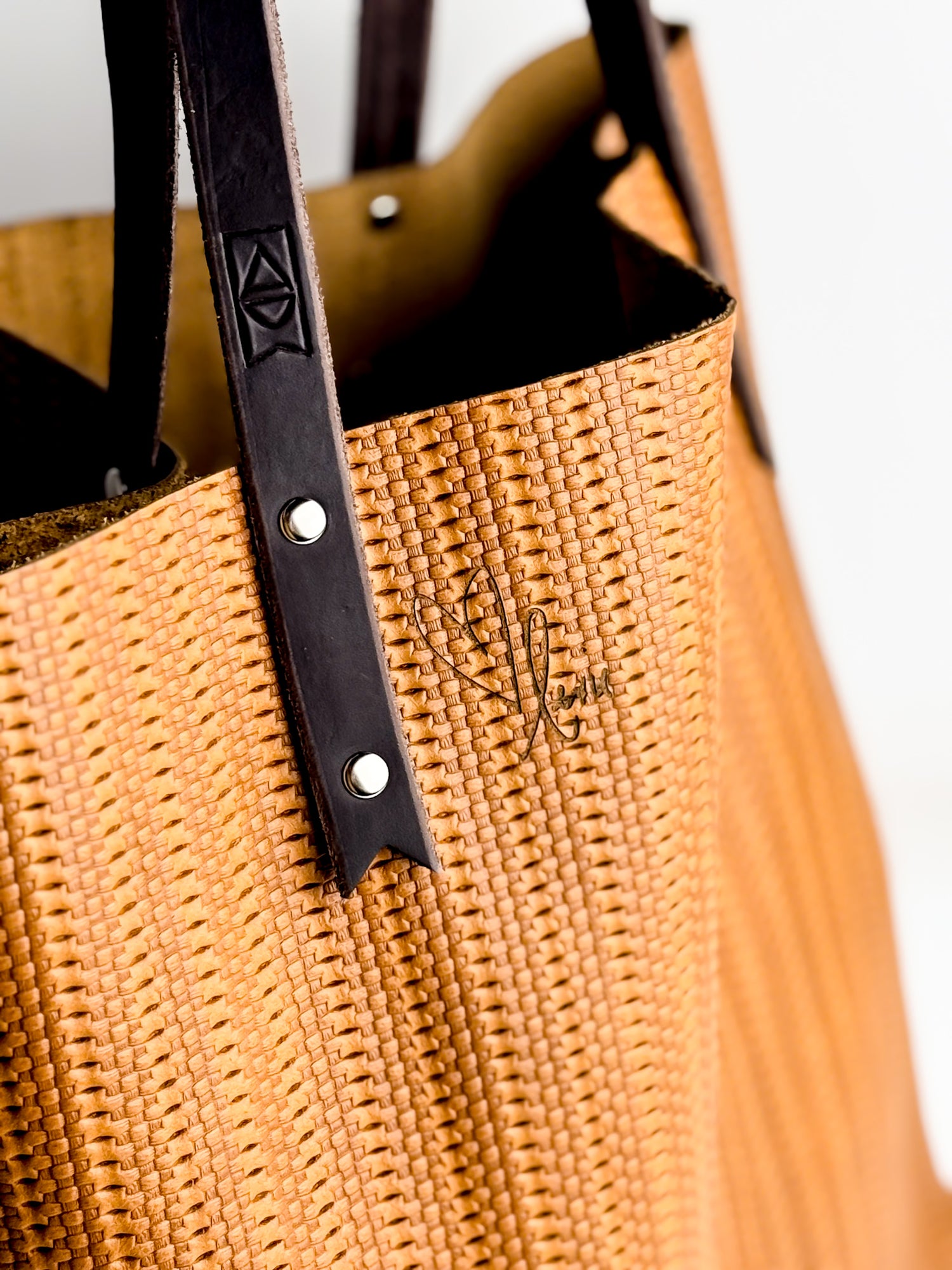 Love Tote Collection | Market Tote | Tan Rattan