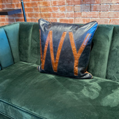 Home Collection | Square Pillow | WY Logo