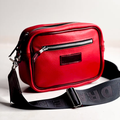 Heart + Hide Collection | Maeve Crossbody | Crimson + Wine