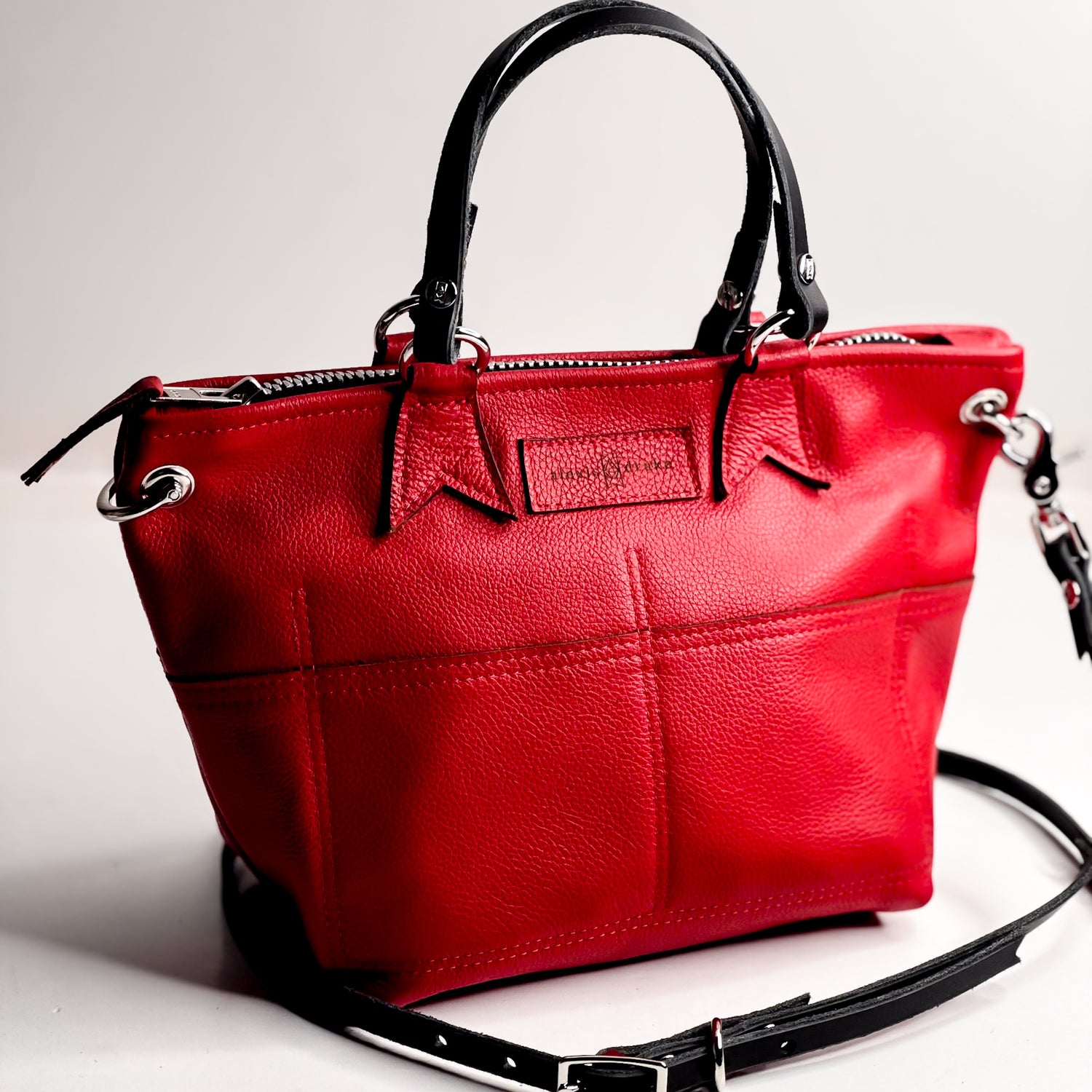 Heart + Hide Collection | Coco Satchel + Crossbody | Crimson