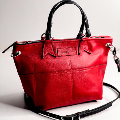 Heart + Hide Collection | Coco Satchel + Crossbody | Crimson